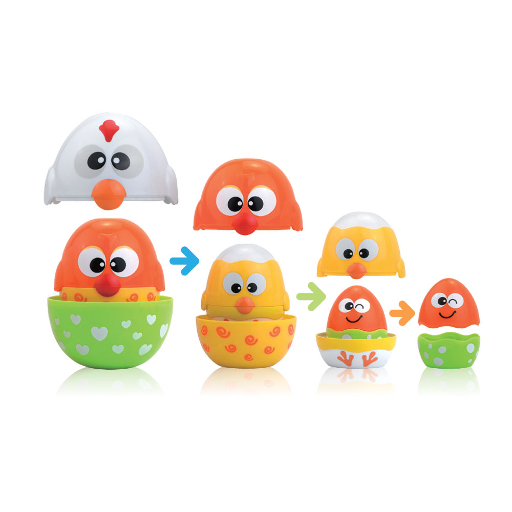 Chicken & Egg Stacking Puzzle 6+