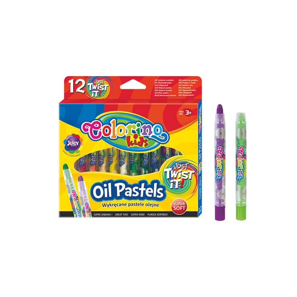 Twisted Oil Pastels 12 Colours