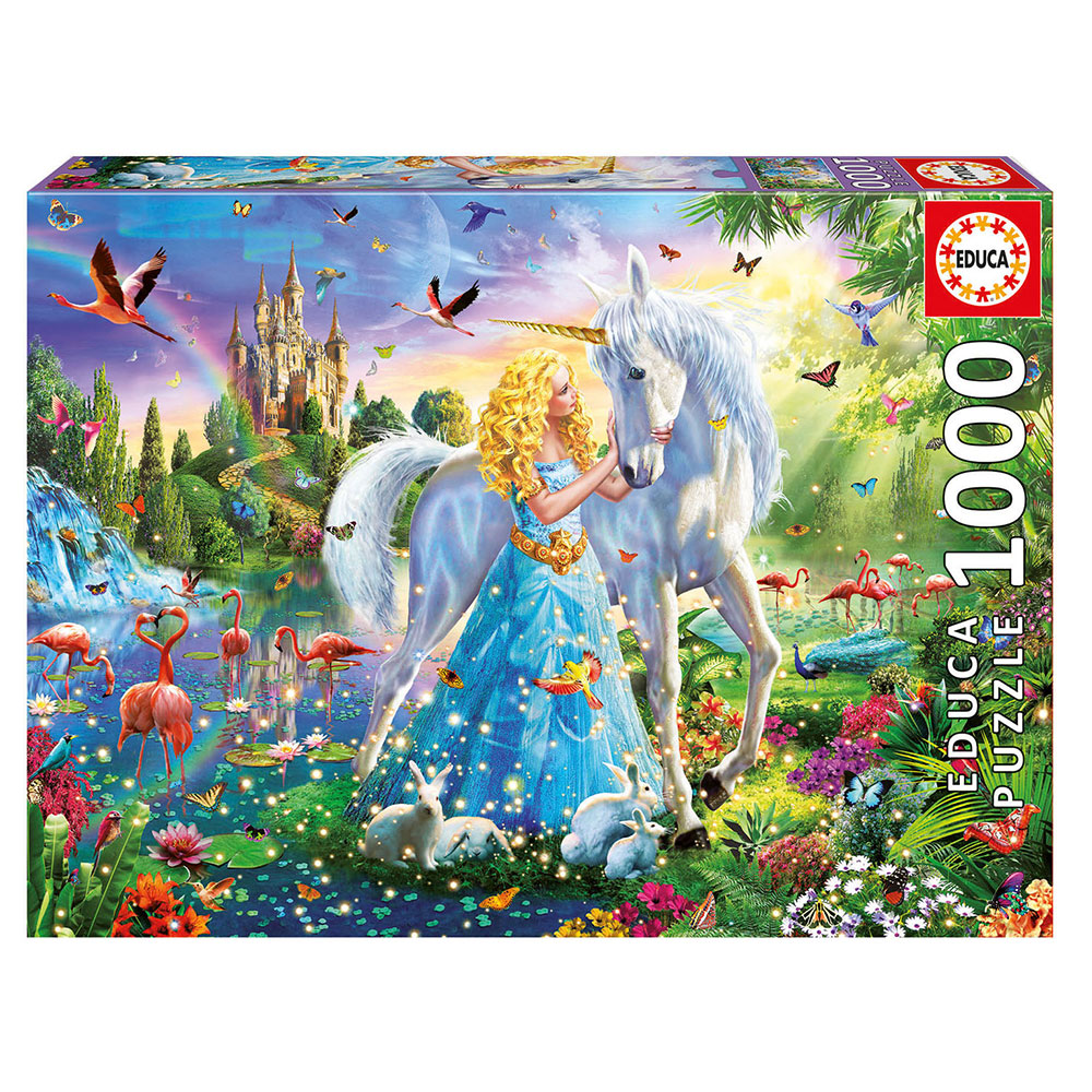 Puzzle 1000 A Princesa e o Unicórnio