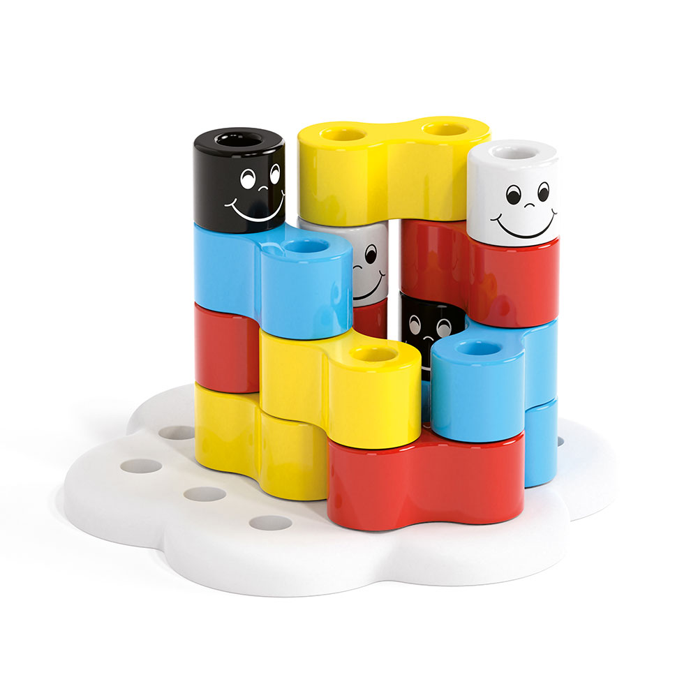 Towers Fit Shapes Game 16 pcs