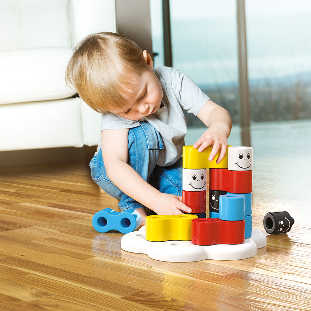 Towers Fit Shapes Game 16 pcs