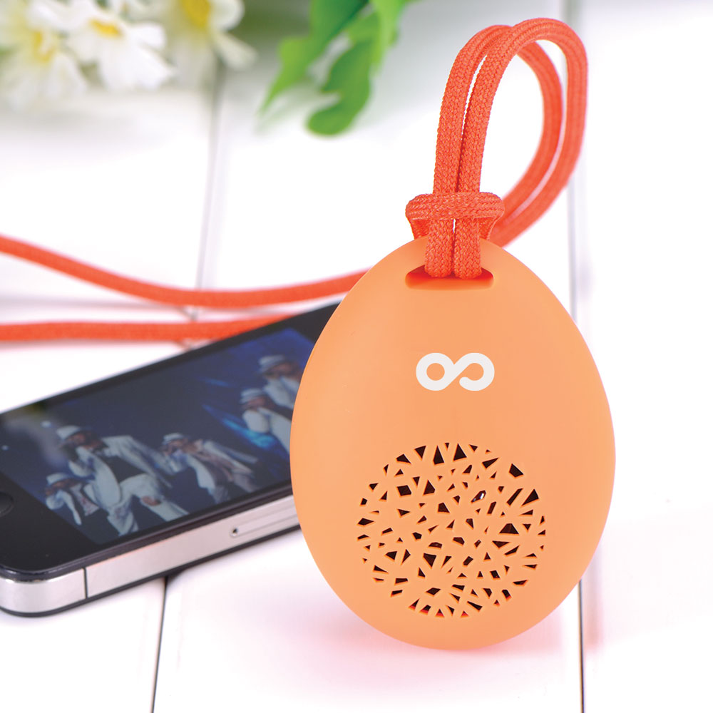 Orange Mini Talk Bluetooth MP3 Speaker + Micro