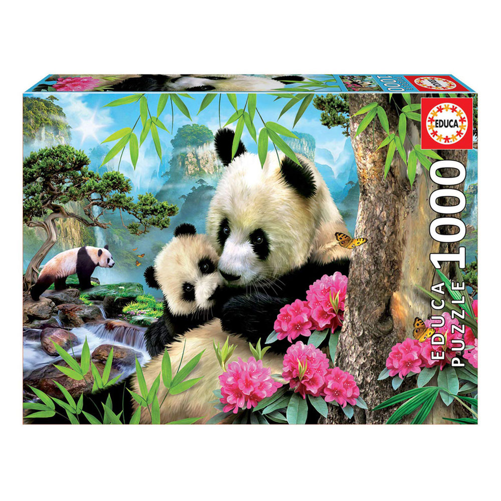Puzzle 1000 Ursos Panda