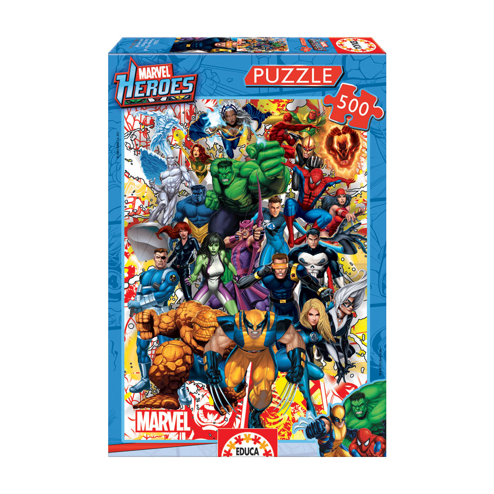 Puzzle 500 Héroes Marvel