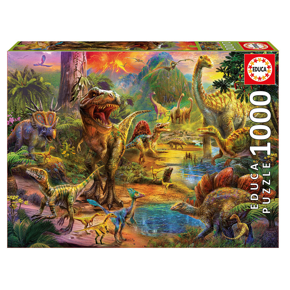 Puzzle 1000 Terra de Dinossauros