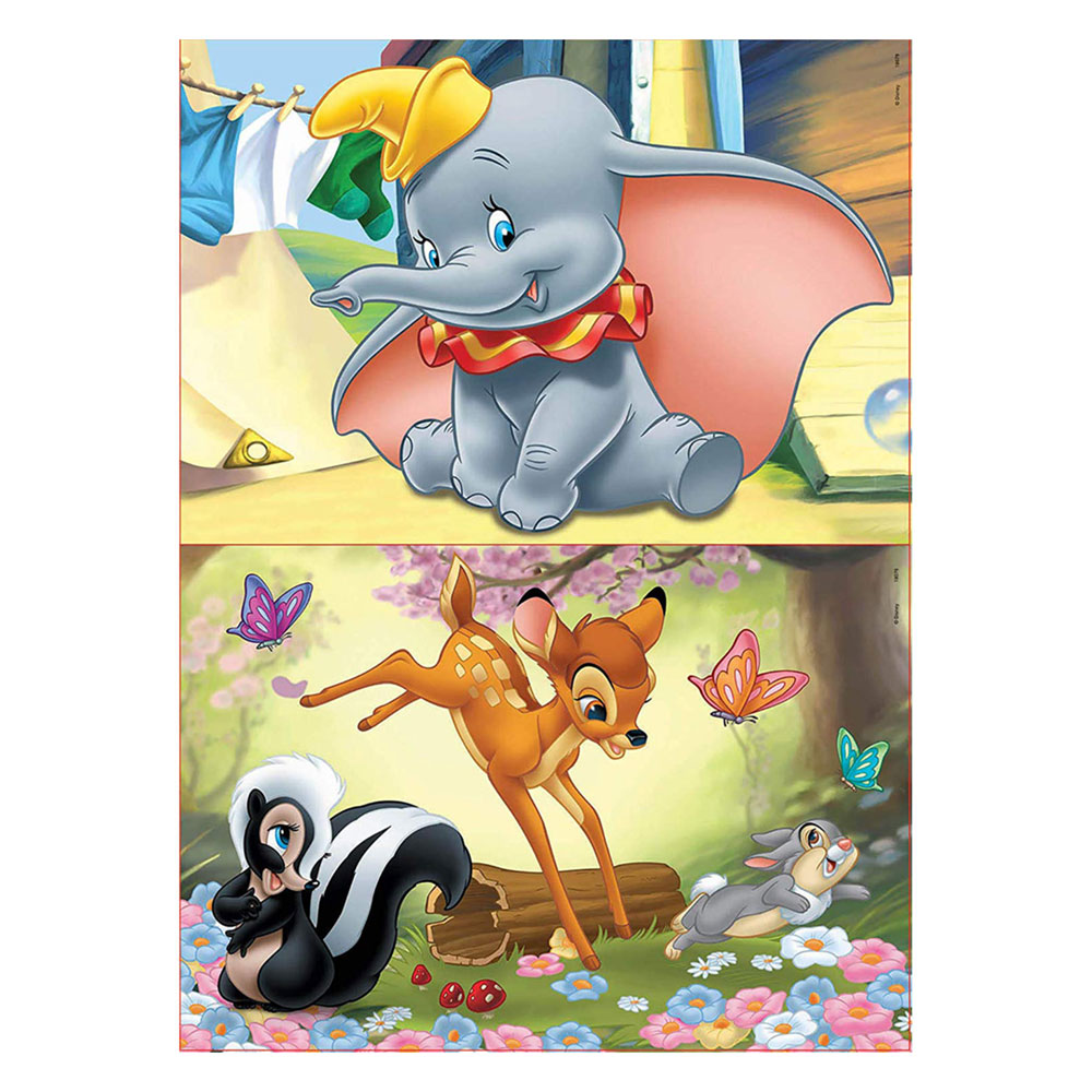 2x Super Puzzle de Madera 16 Disney Dumbo