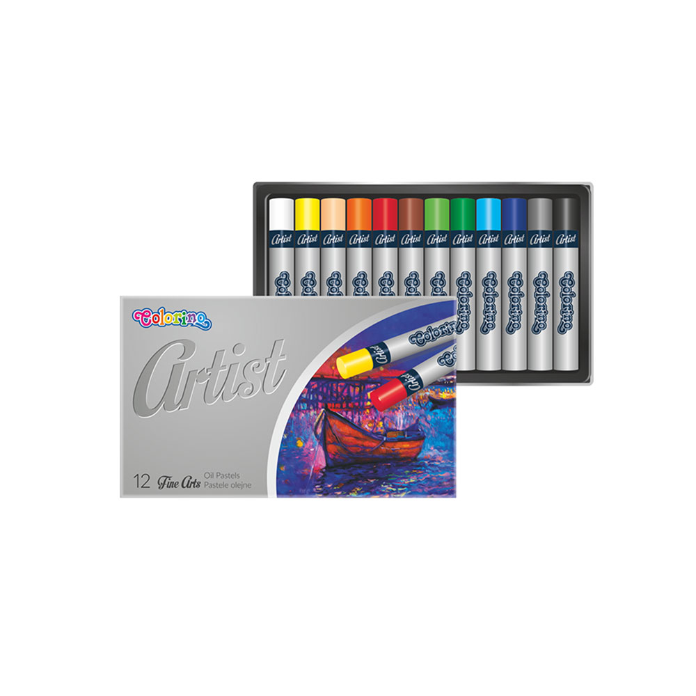 Artist Oil Pastels 12 Colours