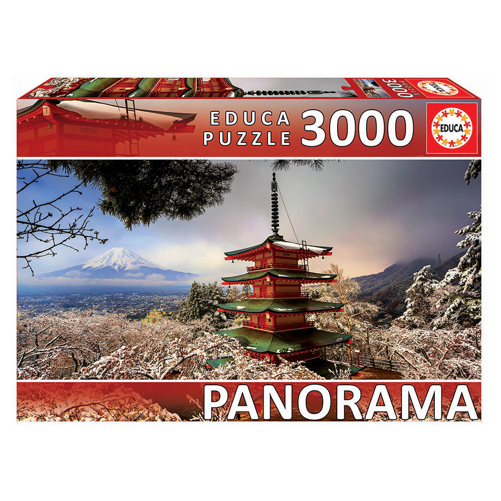 Puzzle 3000 Monte Fuji e Pagode Chureito Panorama