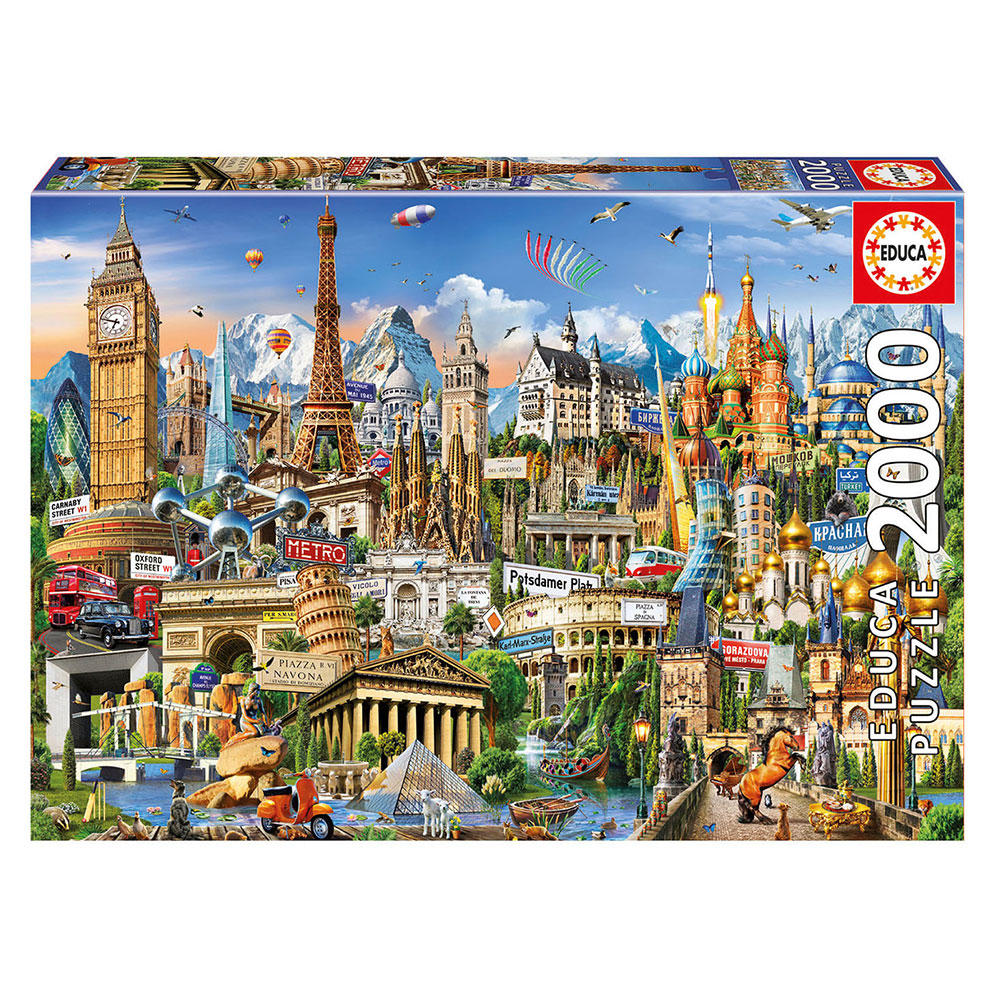 Puzzle 2000 Símbolos da Europa