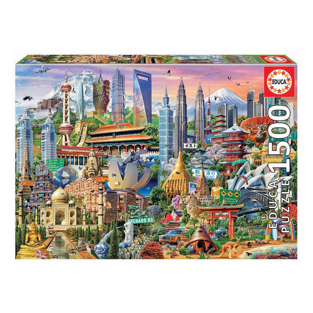 Puzzle 1500 Símbolos de Asia