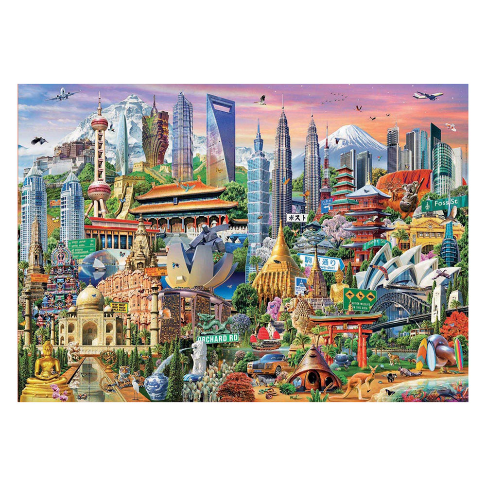 Puzzle 1500 Símbolos da Ásia