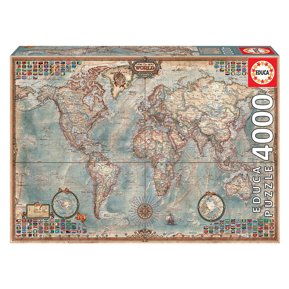 Puzzle 4000 Mapa Mundi