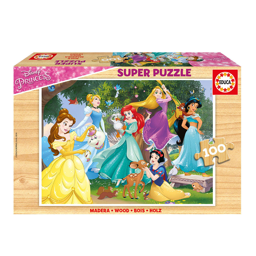 Super Puzzle de Madera 100 Disney Princess