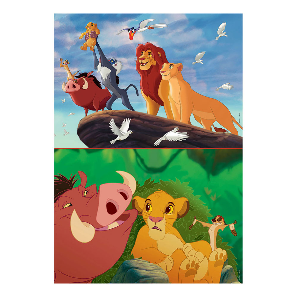 2x Puzzle 48 The Lion King