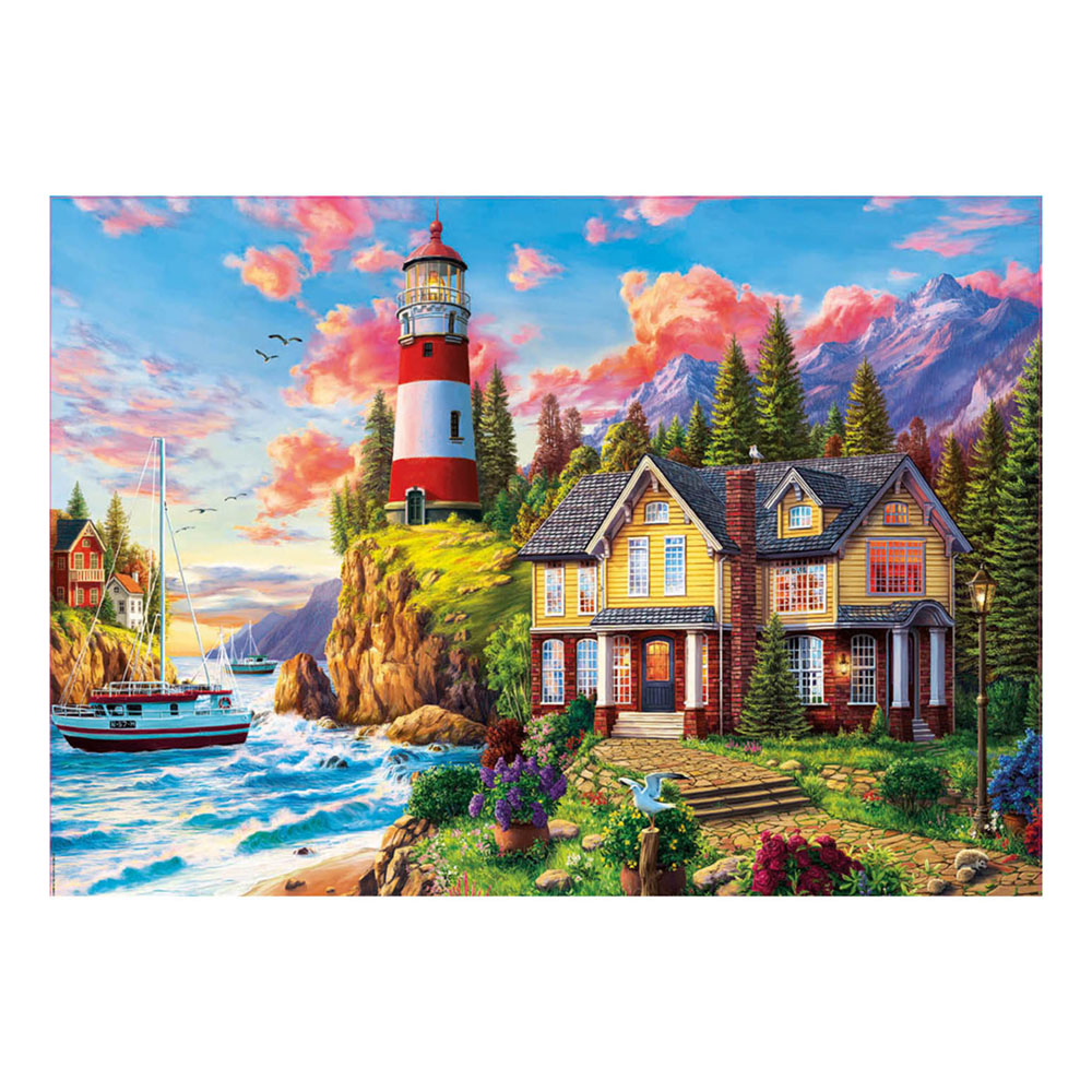 Puzzle 3000 Lighthouse Near The Ocean