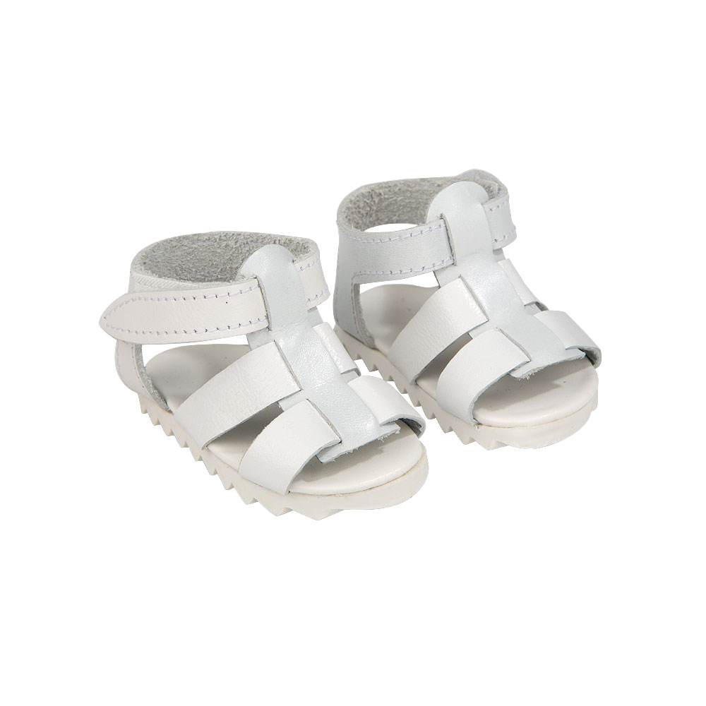 Set Sandalias Blancas para Muñecos 45 cm