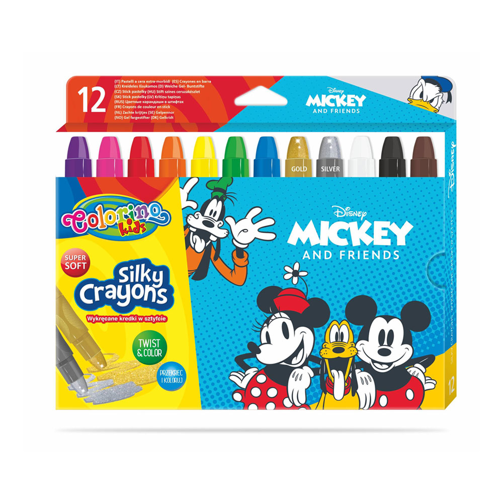 Caja 12 Crayons Colorino Disney Mickey