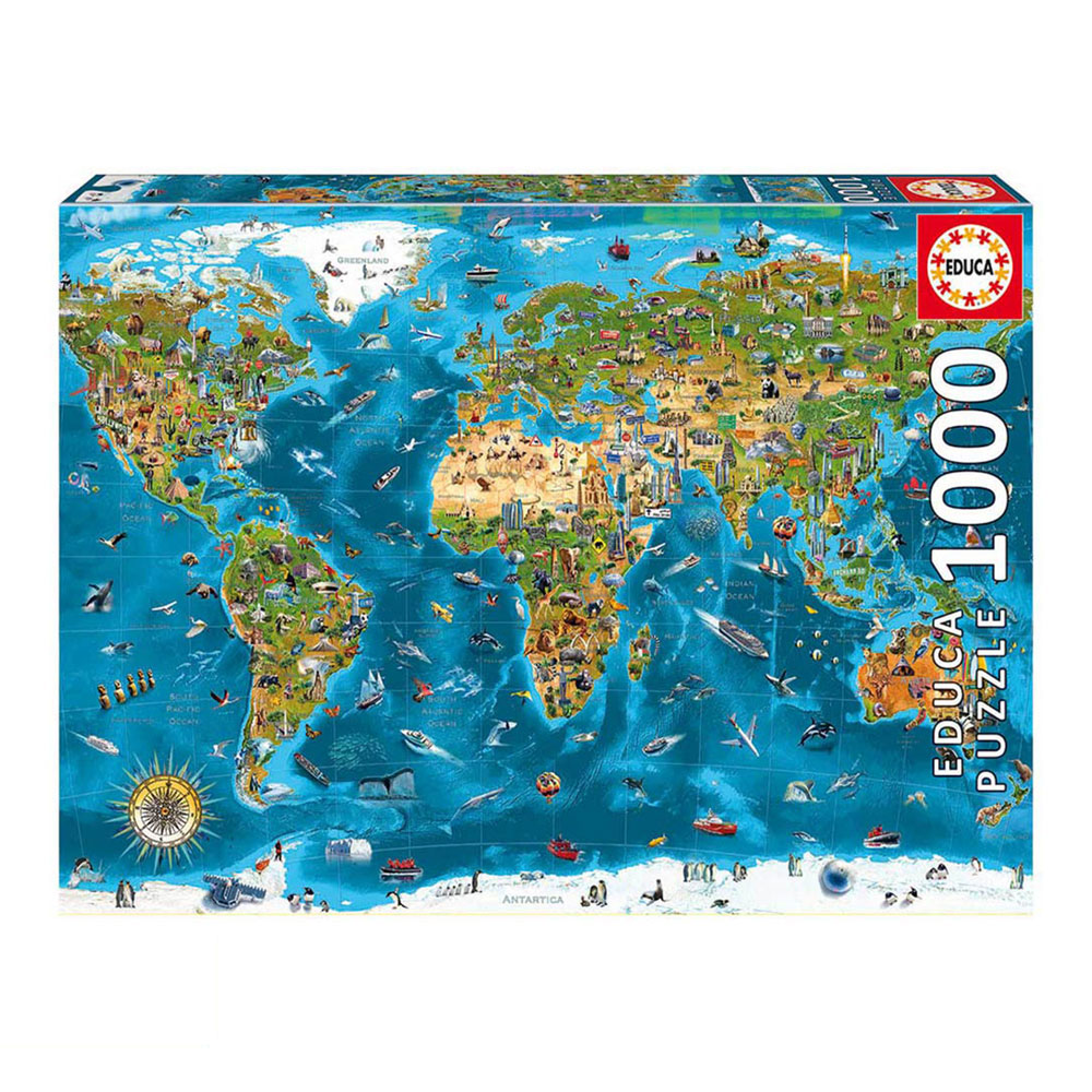 Puzzle 1000 Wonders of The World