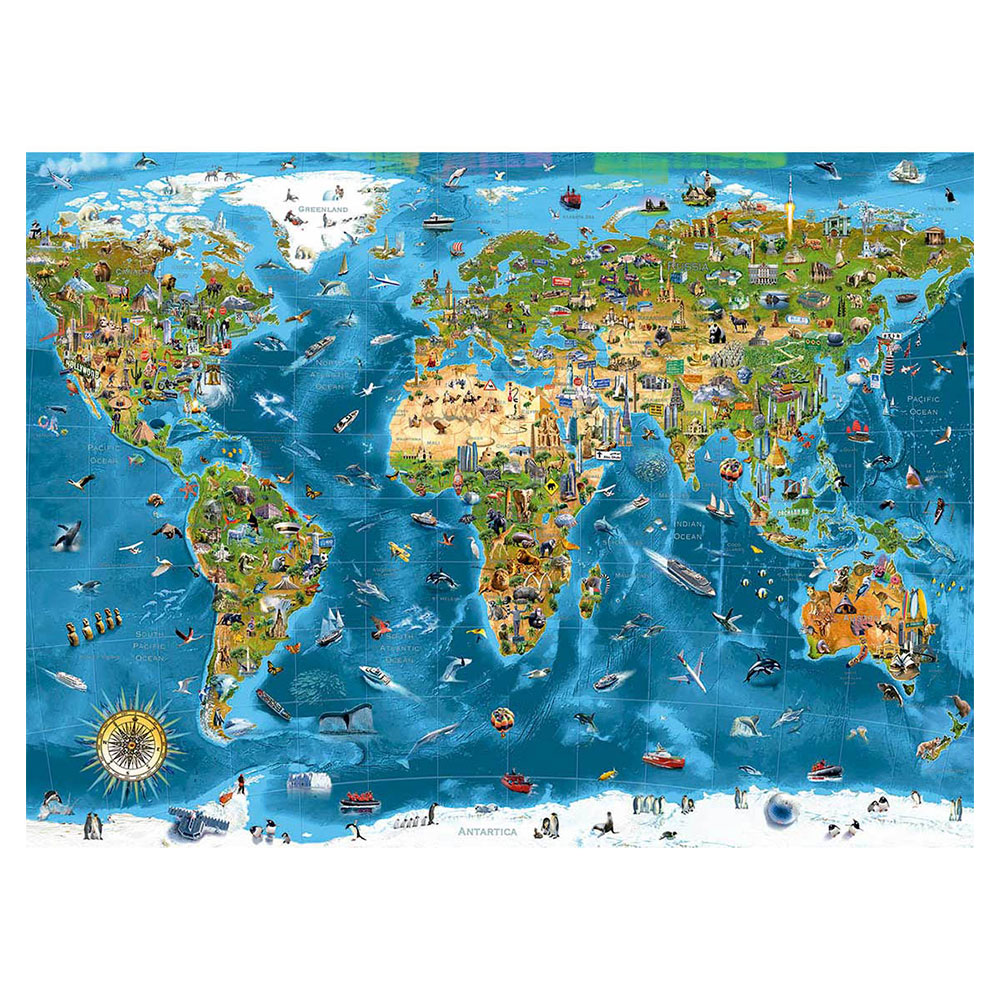 Puzzle 1000 Maravilhas do Mundo