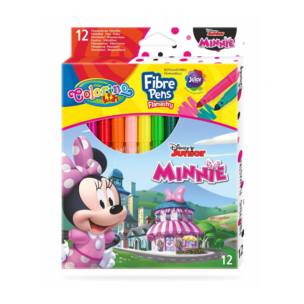Set 12 Markers Conics Colorino Disney Minnie