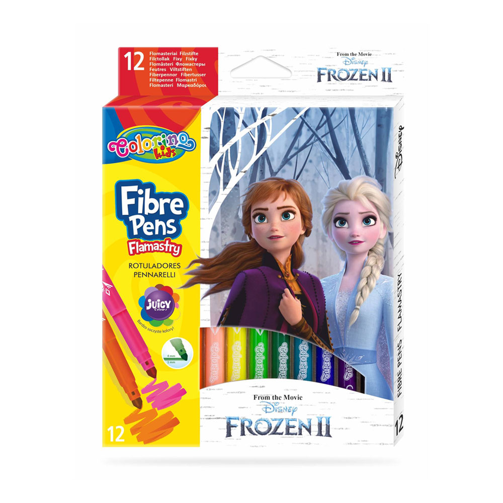 Set 12 Markers Conics Colorino Disney Frozen II