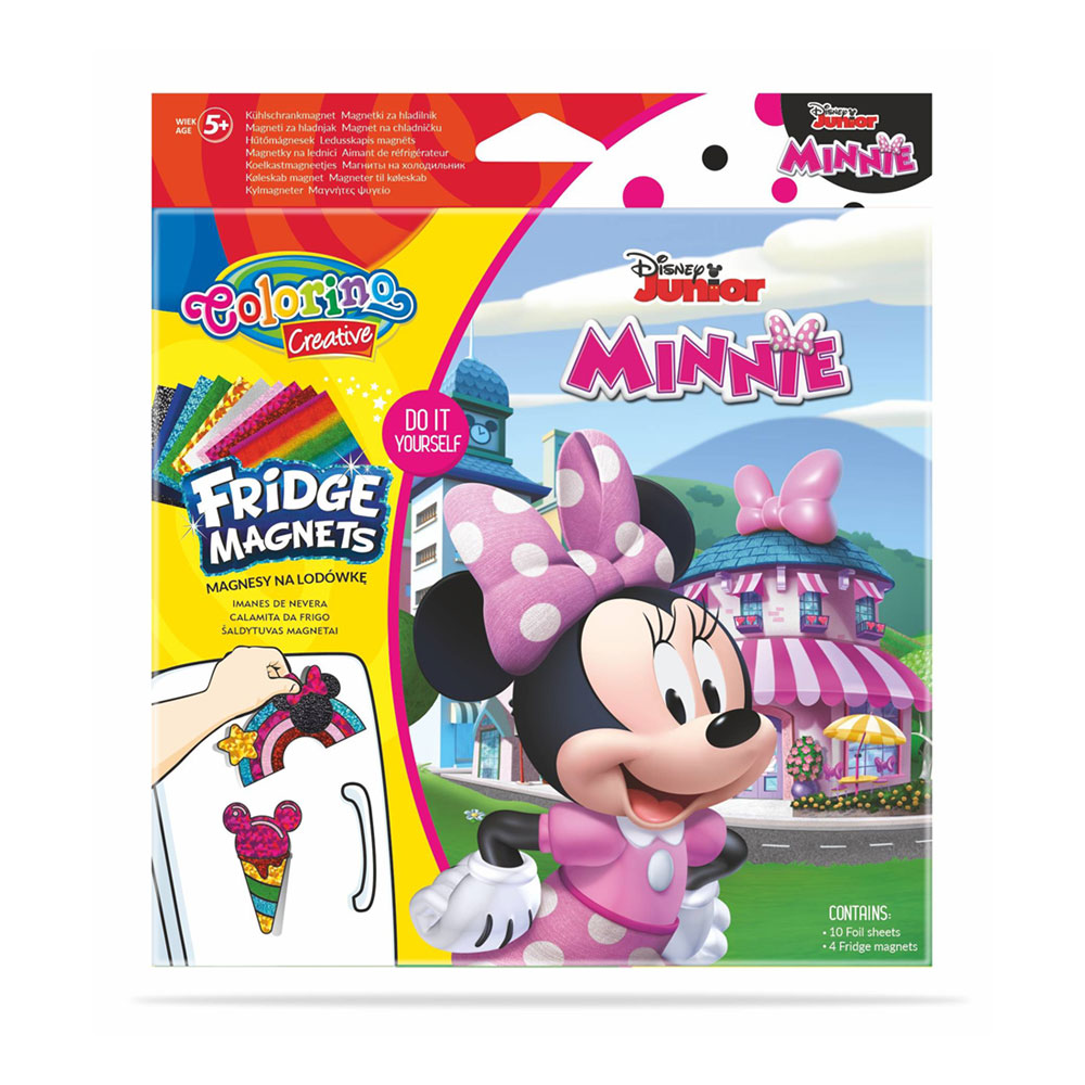Set 4 Magnets 2 Sort. Colorino Disney Minnie DIS 12 pcs