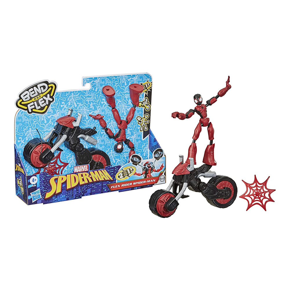 Spd Bend And Flex Flex Rider Spider Man
