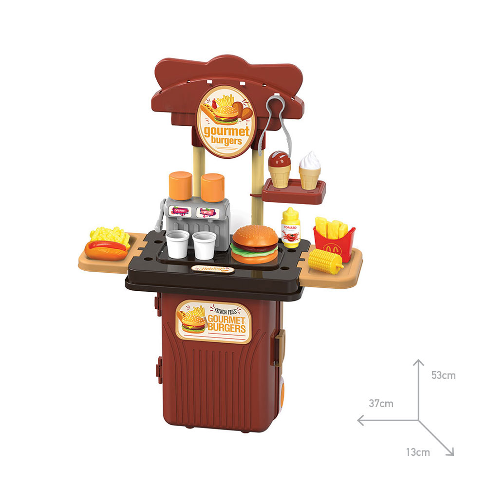 Giros 4 in 1 Suite Trolley Case Burger Store Set