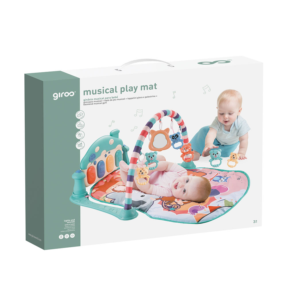 Giros Baby Ginásio Musical Multifunções Luz e Sons