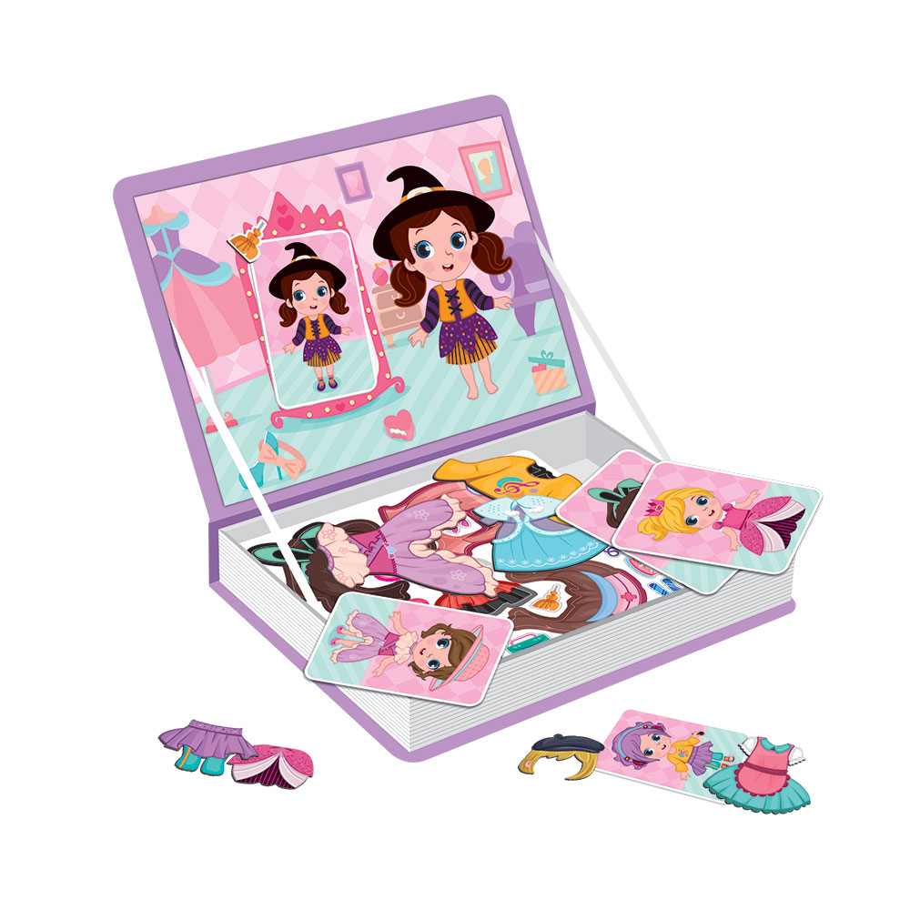 Giros Play Magnetic Spell Book Girls Changing