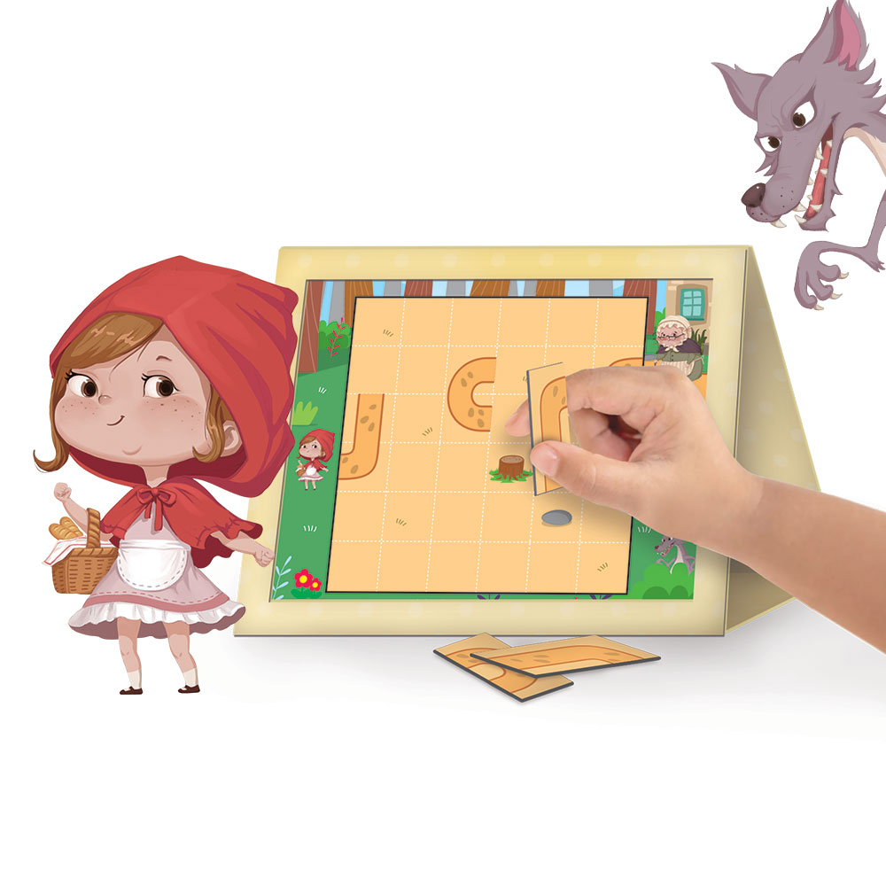 Giros Play Magnetic Puzzle Game Red Riding Hood