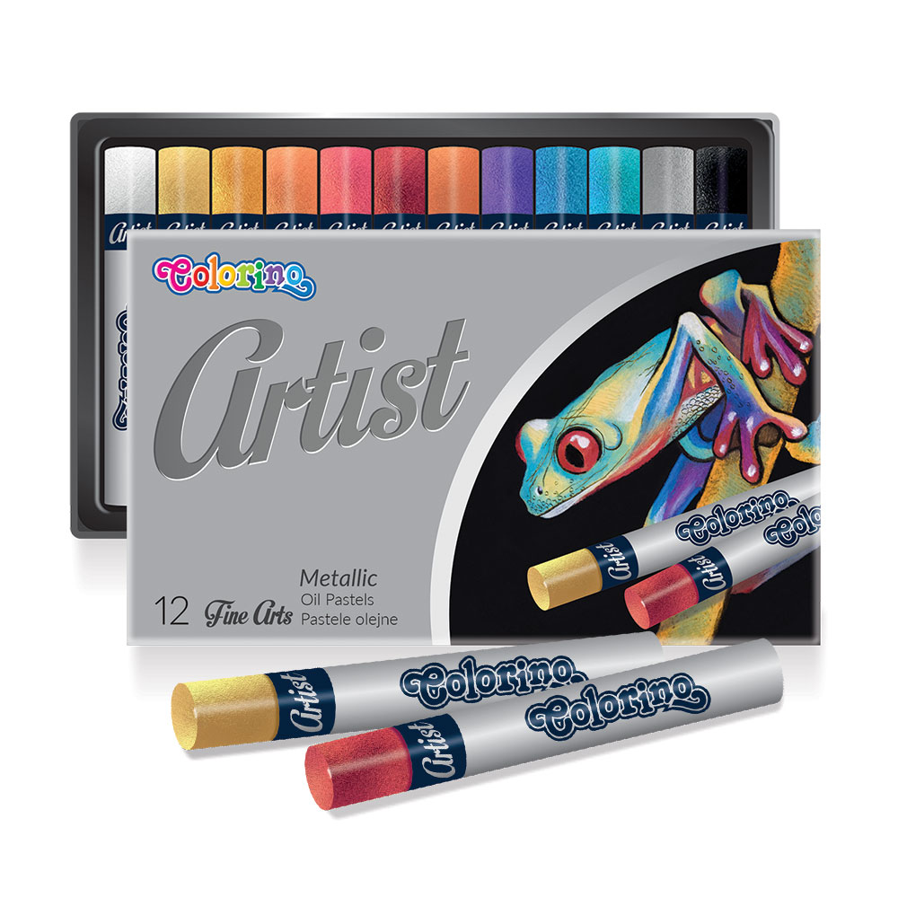 Artist Oil Pastels 12 Pastel Colours