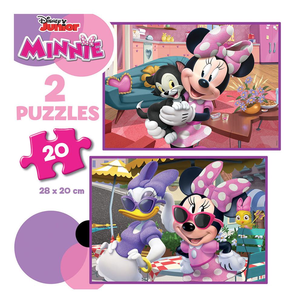 2x Puzzle 20 Minnie