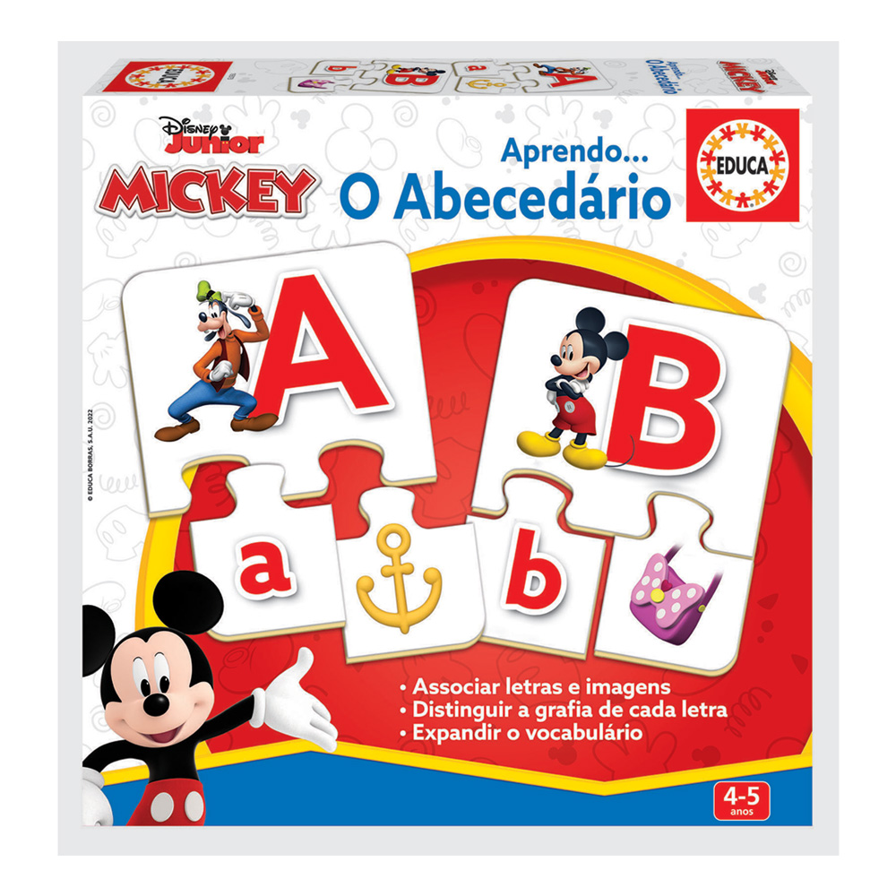 Educa O Abecedário Mickey & Friendes