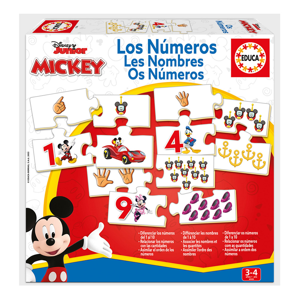 Educa Los Numeros Mickey & Friends