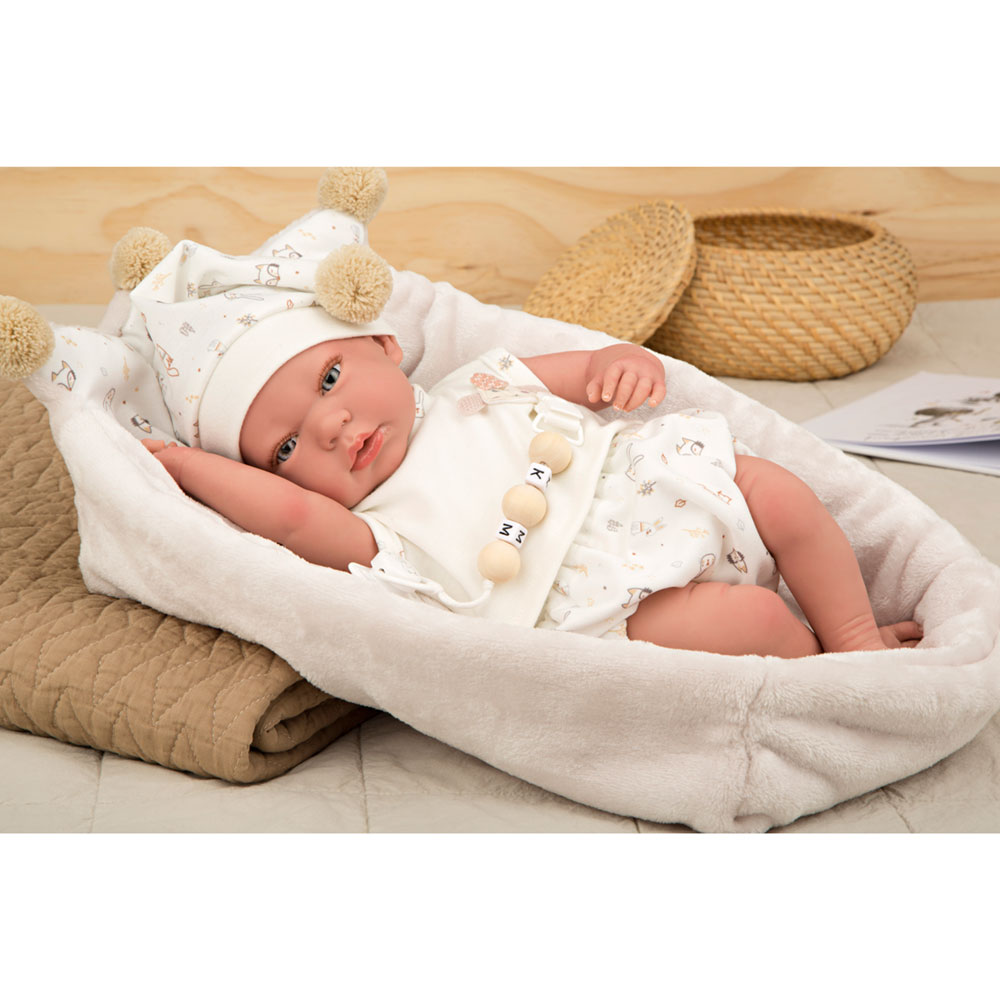 Arias Reborn 40 cm Aday with Carrycot