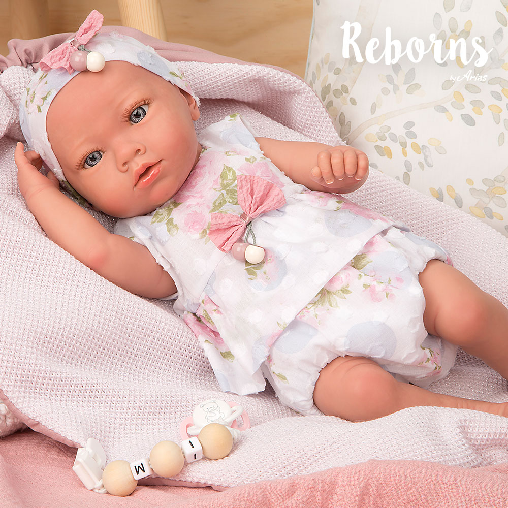 Arias Reborn 38 cm Inna Pink with Cover