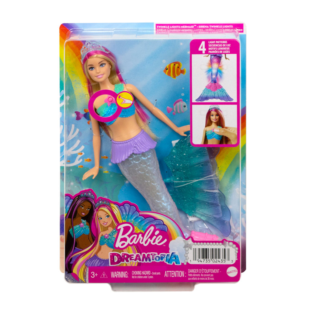 Barbie Sirena Luces  Mágicas