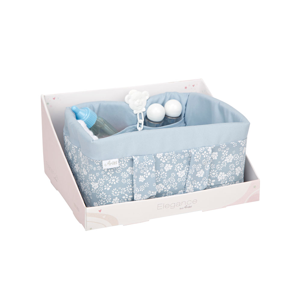 Elegance Basket with Accessories Included Blue