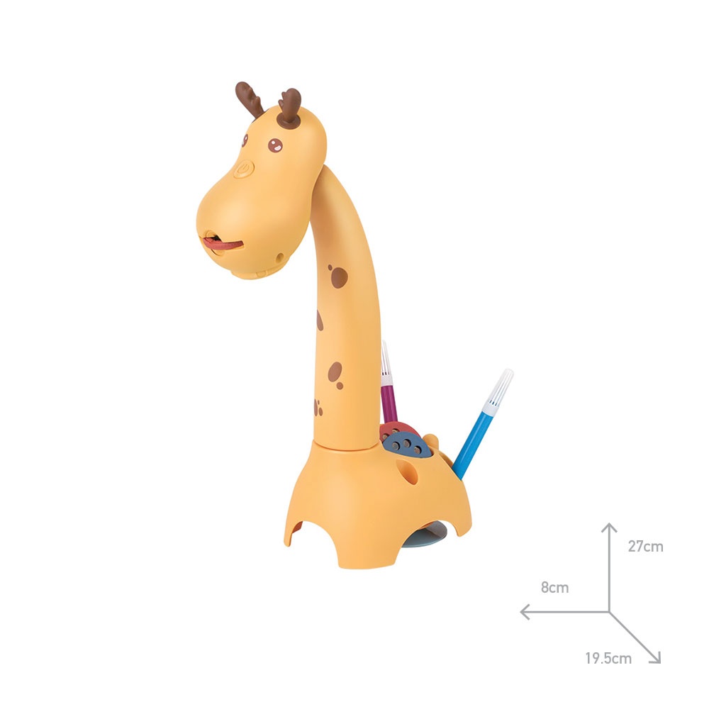 Giros Projetor Desenho Com Acessórios Girafa