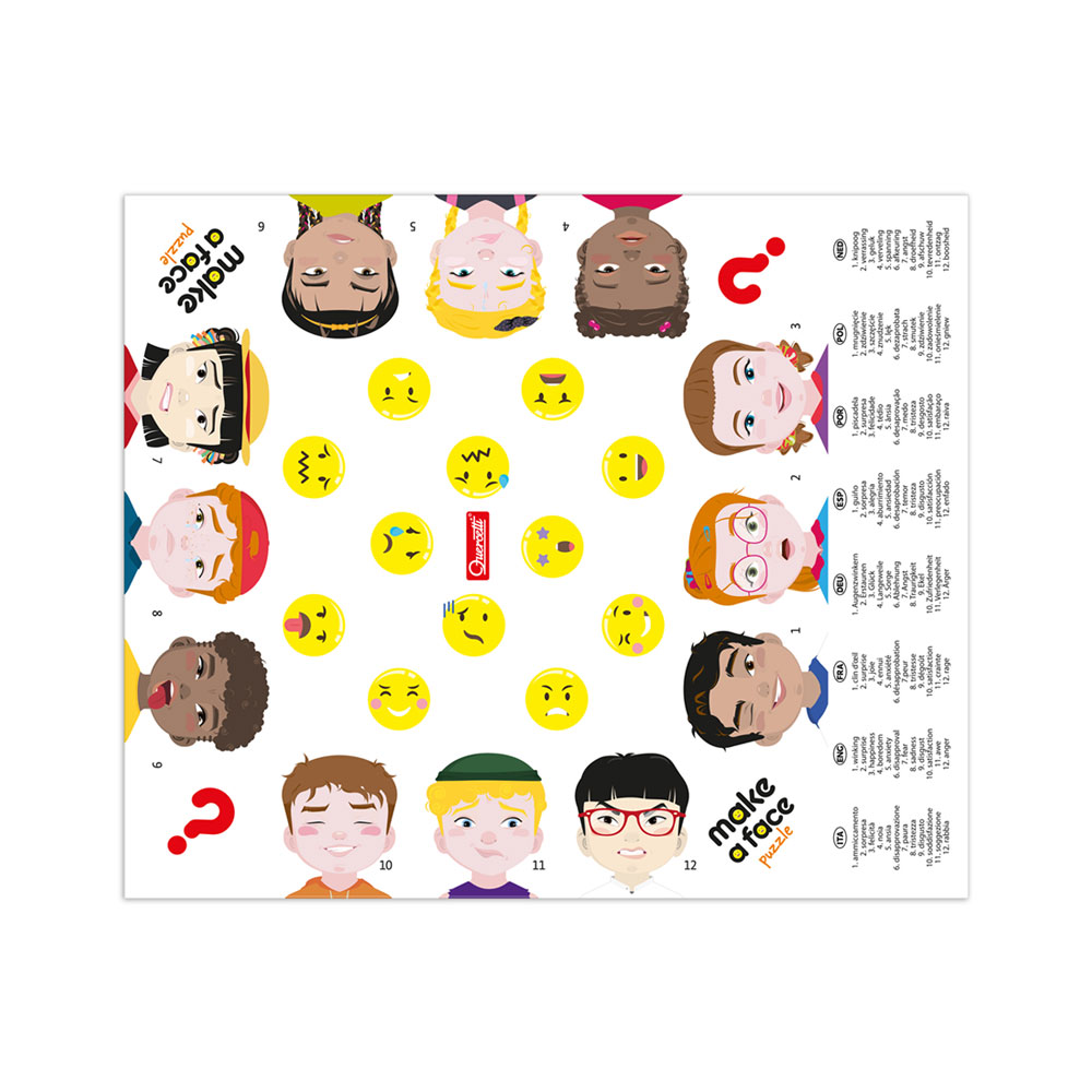 Jogo Faz o teu Puzzle Face 12 Expressões