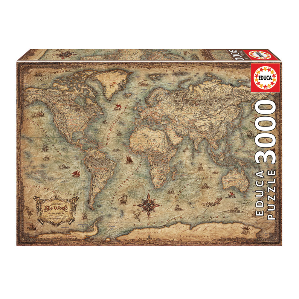 Puzzle 3000 World Map