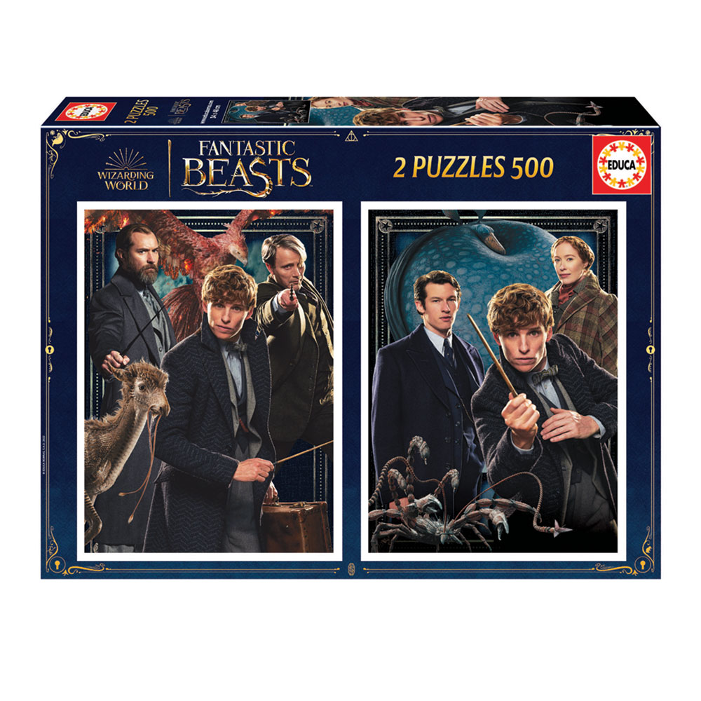 Puzzle 2X500 Harry Potter Fantastic Beasts