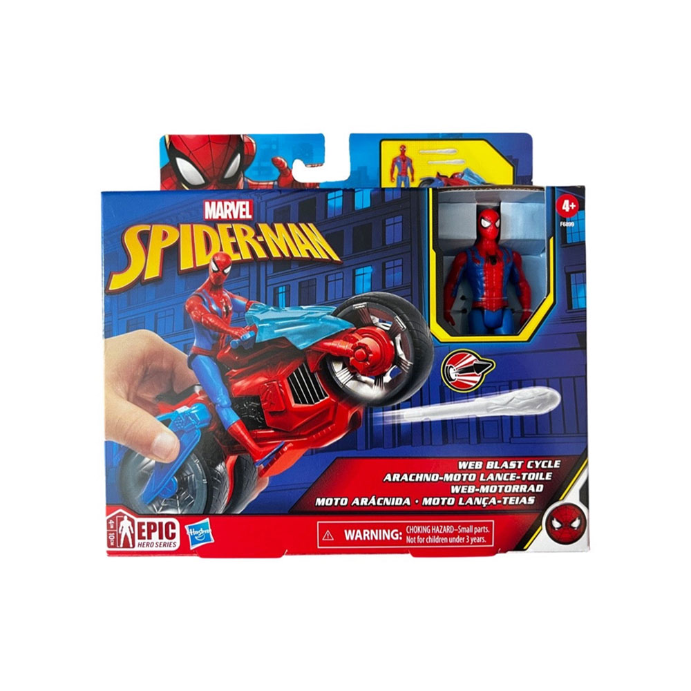 Spiderman 4in Vehicle and Figure
