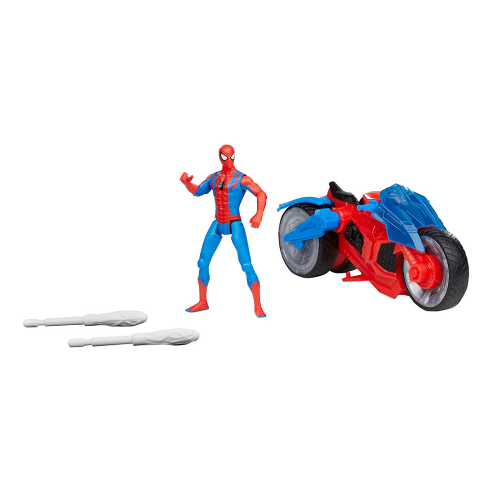 Spiderman 4in Vehicle and Figure