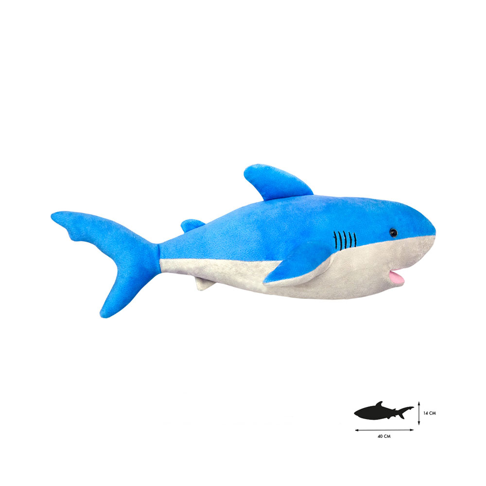 Peluche All About Nature Sea Tubarão Azul