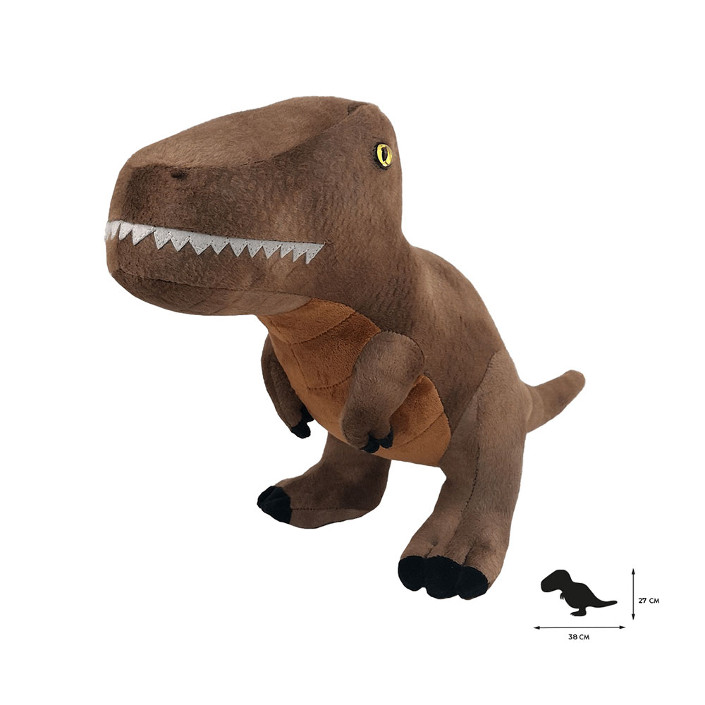 Peluche Tiranosaurio Rex Jurassic World, Juguete de Dinosaurio de