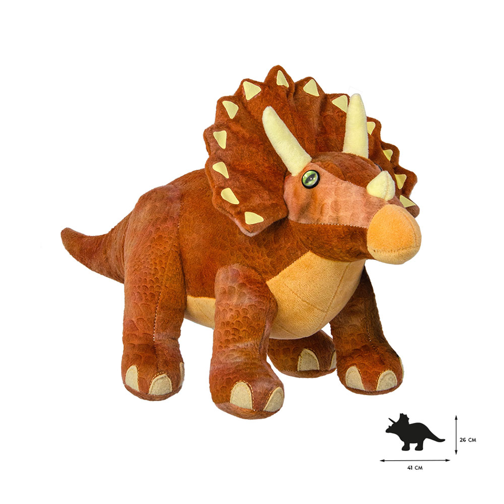 Peluche All About Nature Dino Triceratops