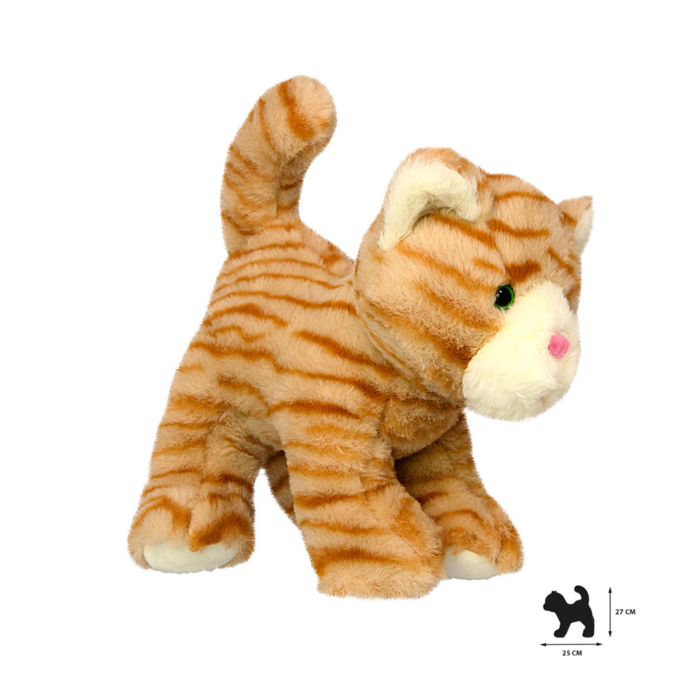 Ginger Tabby Kitten All About Nature Dogs&Cats Plush