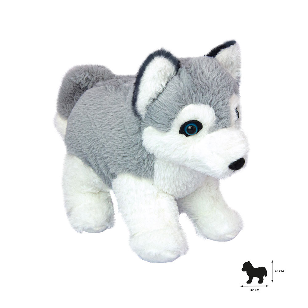 Peluche All About Nature Dogs&Cats Cão Husky